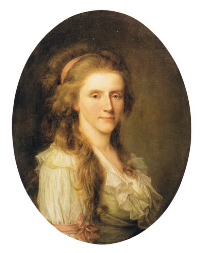 Porträt von Augusta Louise zu Stolberg von Jens Juel